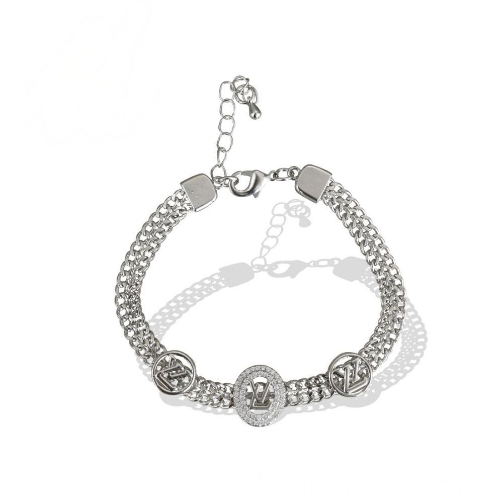 Generic Stainless Steel Unisex Silver Freesize Stainless Steel Loose Bracelet (Silver Plated) Generic Stainless Steel Unisex Silver Freesize Stainless Steel Loose Bracelet (Silver Plated)