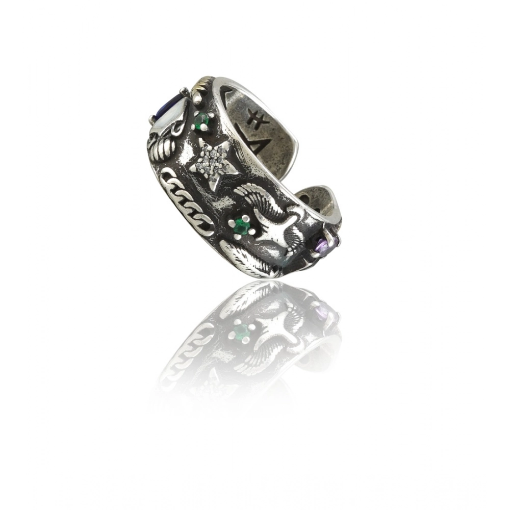 Generic Stainless Steel Imported High-Quality Office Wear Freesize Ring (Silver Plated) Generic Stainless Steel Imported High-Quality Office Wear Freesize Ring (Silver Plated)