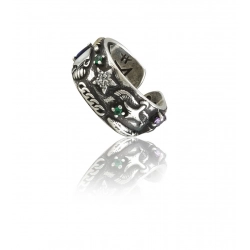 Generic Stainless Steel Imported High-Quality Office Wear Freesize Ring (Silver Plated)