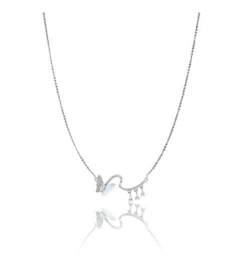 Generic Women's Stainless Steel Imported Stanless Steel Pendent Chain (Silver Plated)