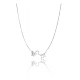 Generic Women's Stainless Steel Imported Stanless Steel Pendent Chain (Silver Plated)