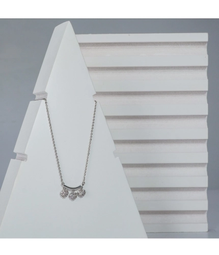 Generic Women's Stainless Steel Imported Stanless Steel Heart Pendent Chain (Silver Plated) Generic Women's Stainless Steel Imported Stanless Steel Heart Pendent Chain (Silver Plated)