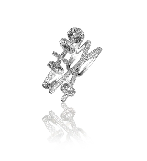 Generic Stainless Steel Silver High-quality Freesize Ring (Silver Plated)