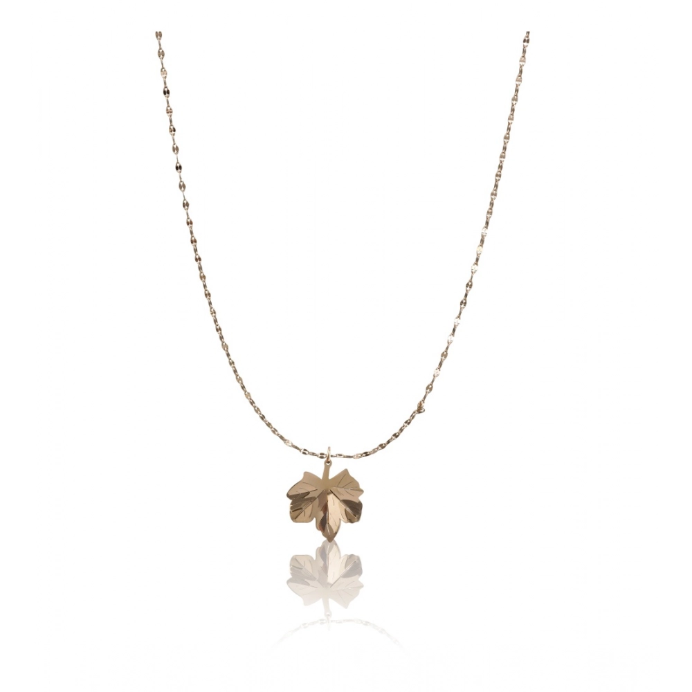 Generic Women's Stainless Steel Leaf Pendent Delicate Chain (Gold Plated) Generic Women's Stainless Steel Leaf Pendent Delicate Chain (Gold Plated)