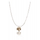 Generic Women's Stainless Steel Leaf Pendent Delicate Chain (Gold Plated) Generic Women's Stainless Steel Leaf Pendent Delicate Chain (Gold Plated)