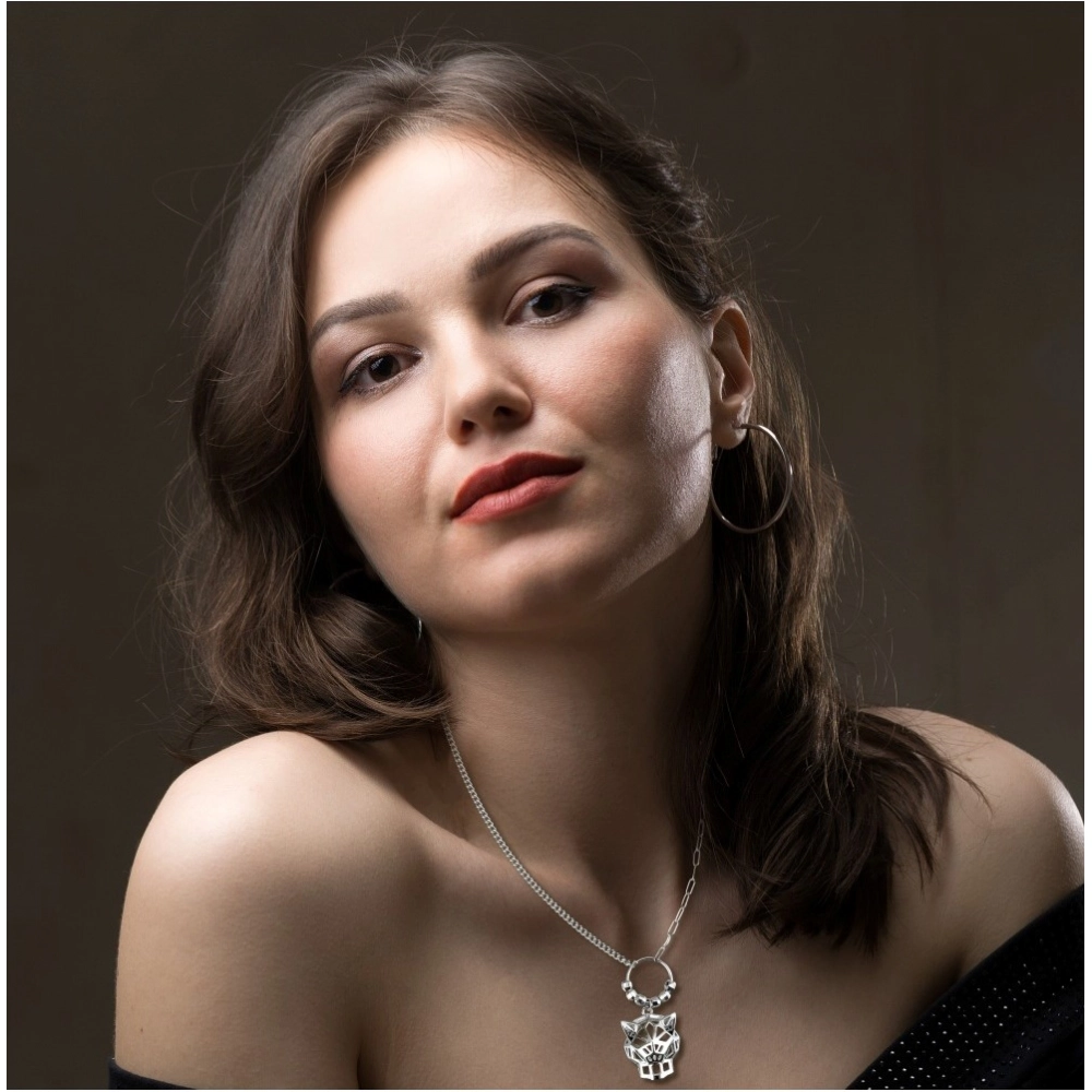 Generic Women's Stainless Steel Imported Gen-z Pendent Chain (Silver Plated) Generic Women's Stainless Steel Imported Gen-z Pendent Chain (Silver Plated)