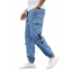 Generic Men's Casual Cotton Blended Pull On Cargo Pant (Nevy Blue) Generic Men's Casual Cotton Blended Pull On Cargo Pant (Nevy Blue)