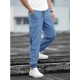 Generic Men's Casual Cotton Blended Pull On Cargo Pant (Nevy Blue) Generic Men's Casual Cotton Blended Pull On Cargo Pant (Nevy Blue)