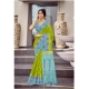 Generic Women's Cotton Blend Printed Saree With Unstitched Blouse (Green, 5-5 Mtrs) Generic Women's Cotton Blend Printed Saree With Unstitched Blouse (Green, 5-5 Mtrs)