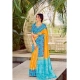 Generic Women's Cotton Blend Printed Saree With Unstitched Blouse (Yellow, 5-5 Mtrs) Generic Women's Cotton Blend Printed Saree With Unstitched Blouse (Yellow, 5-5 Mtrs)