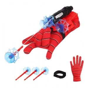Generic Rubber Spider Web Shooters Toy for Kids (Red)
