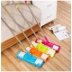 Generic Aluminium rod and Microfiber duster Microfiber Wet and Dry Cleaning Flat Mop with Telescopic Long Handle (Multicolor) Generic Aluminium rod and Microfiber duster Microfiber Wet and Dry Cleaning Flat Mop with Telescopic Long Handle (Multicolor)