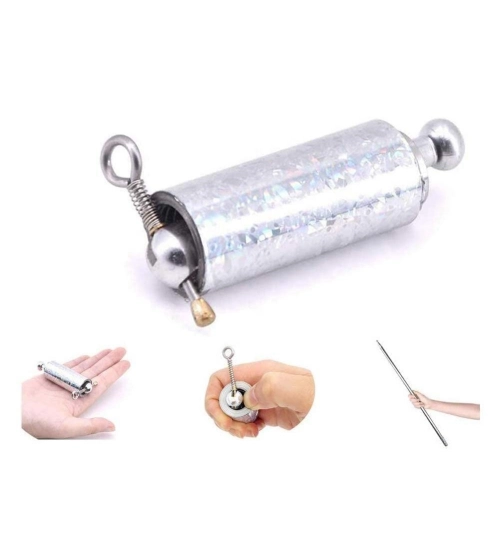 Generic Metal Rod Magic Stick Silver Appearing Cane Metal Steel Stick (Silver)