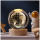 Generic Wood 3D Galaxy Crystal Ball Night Lamp Colorful LED Wooden for Earth (Transparent) Generic Wood 3D Galaxy Crystal Ball Night Lamp Colorful LED Wooden for Earth (Transparent)