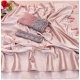 Generic Women's Satin Solid Saree With Unstitched Blouse (Pink, 5-5 Mtrs) Generic Women's Satin Solid Saree With Unstitched Blouse (Pink, 5-5 Mtrs)