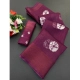 Generic Women's Cotton Blend Printed Saree With Unstitched Blouse (Lavendar, 5-5 Mtrs)