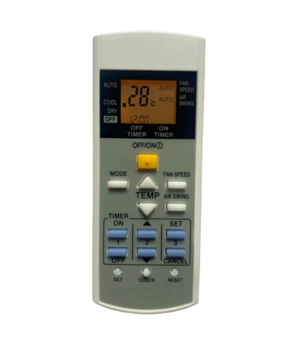 Generic AC Remote No.29 with Backlight Panasonic AC Remote Control (White)