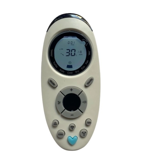 Generic AC Remote No.143B with Backlight Onida AC Remote Control (White)