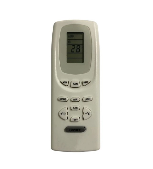Generic AC Remote No.19 No Backlight Onida AC Remote Control (White)