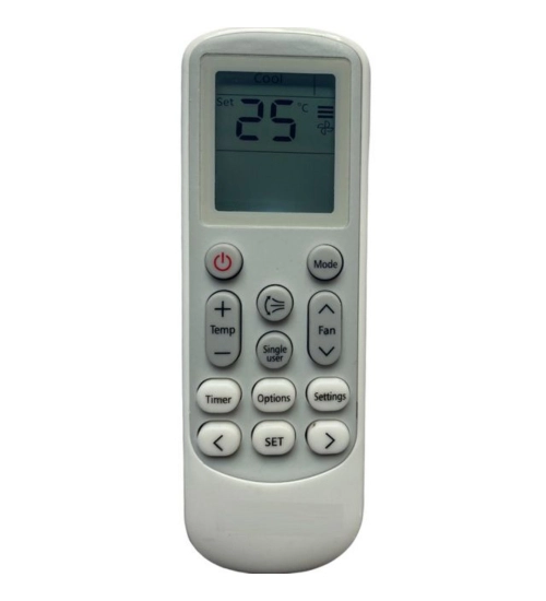 Generic AC Remote No.144 with Backlight Samsung &amp; Samsung Inverter AC Remote Control (White)