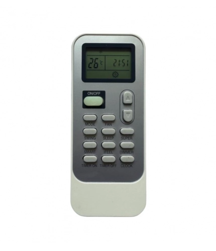 Generic AC Remote No.134 No Backlight Llyod AC Remote Control (White)