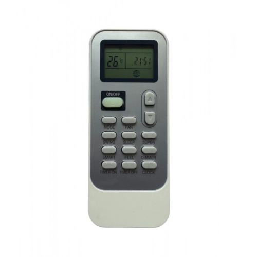 Generic AC Remote No.134 No Backlight Llyod AC Remote Control (White)