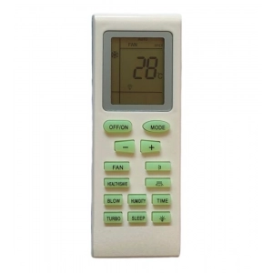 Generic AC Remote No.18 No Backlight Onida AC Remote Control (White)