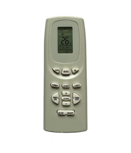 Generic AC Remote No.19A No Backlight Godrej AC Remote Control (White)