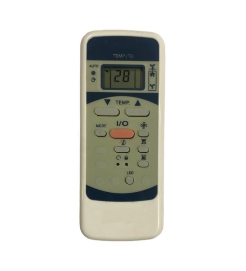 Generic AC Remote No.152 No Backlight Kelvinator AC Remote Control (White)