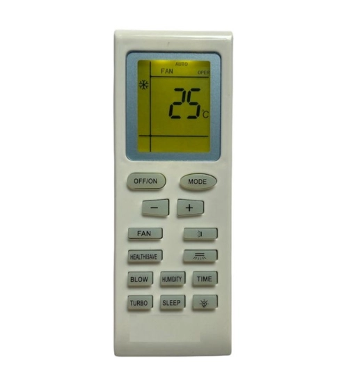 Generic AC Remote No.18 with Backlight Bluestar AC Remote Control (White)