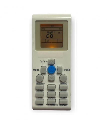 Generic AC Remote No.171 with Backlight Aux AC Remote Control (White)