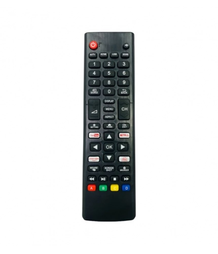 Generic Smart TV Remote No.1209 Crown Smart TV LCD LED Remote Control (Black)