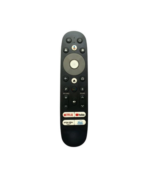 Generic Smart TV Remote No.1164 Vu Smart 4K LCD LED TV Remote Control (Black)