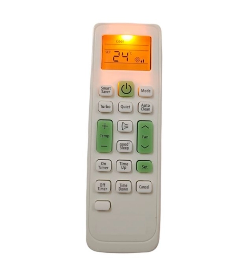 Generic AC Remote No.90 with Backlight Samsung AC Remote Control (White)