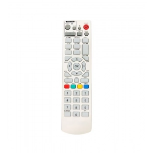 Generic DTH Remote No.1202, Solid Free Dish DTH Remote (White)