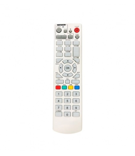 Generic DTH Remote No.1202, Solid Free Dish DTH Remote (White)