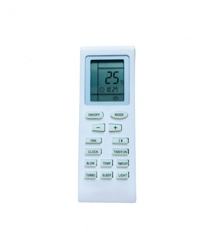 Generic AC Remote No.18A No Backlight Voltas AC Remote Control (White)