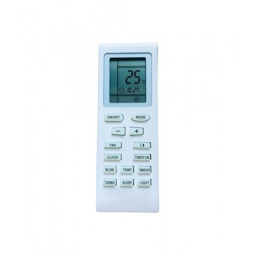 Generic AC Remote No.18A No Backlight Voltas AC Remote Control (White)