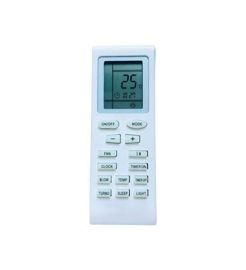 Generic AC Remote No.18A No Backlight Voltas AC Remote Control (White)