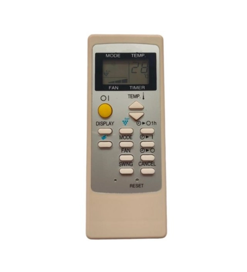 Generic AC Remote No.76 No Backlight Sharp AC Remote Control (White)
