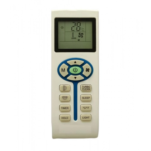 Generic AC Remote No.166 with Backlight Lloyd AC Remote Control (White)
