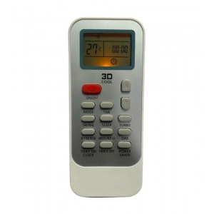 Generic AC Remote No.129 Whirlpool AC Remote Control (White)