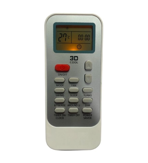 Generic AC Remote No.129 Whirlpool AC Remote Control (White)