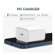 Generic VOXEL 20 Watt ' C ' Port PD Charger AB Plastic (White) Generic VOXEL 20 Watt ' C ' Port PD Charger AB Plastic (White)