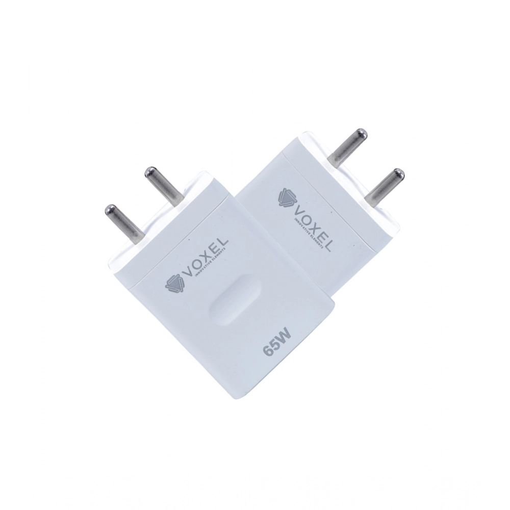 Generic VOXEL 65 Watt Usb Fast Charger AB Plastic (White) Generic VOXEL 65 Watt Usb Fast Charger AB Plastic (White)
