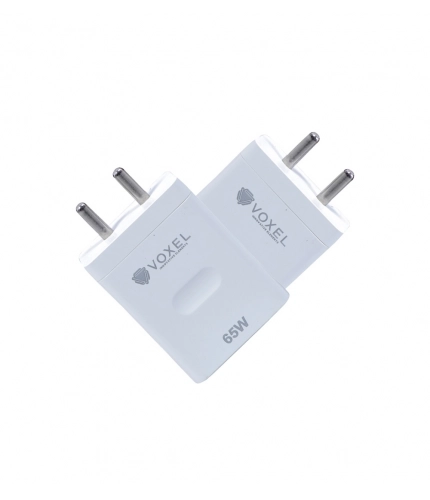 Generic VOXEL 65 Watt Usb Fast Charger AB Plastic (White)