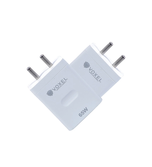 Generic VOXEL 65 Watt Usb Fast Charger AB Plastic (White)