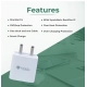 Generic VOXEL 18 Watt Double Usb Port Charger AB Plastic (White) Generic VOXEL 18 Watt Double Usb Port Charger AB Plastic (White)