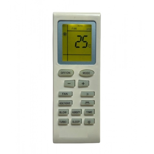 Generic AC Remote No.18 with Backlight Electrolux AC Remote Control (White)
