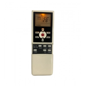Generic AC Remote No.55 with Backlight Videocon AC Remote Control (White)